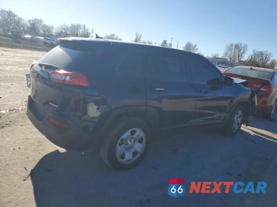 Trzecie zdjęcie samochodu z tyłu: 2015 JEEP CHEROKEE SPORT VIN:1C4PJLAB2FW572416 - miniatura