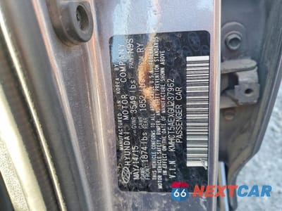 Zdjęcie 12 z 12 samochodu: 2016 HYUNDAI ACCENT SE VIN:KMHCT5AEXGU237962 - miniatura