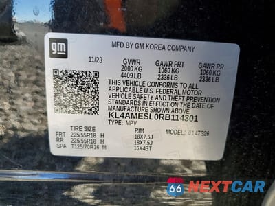 Zdjęcie 14 z 14 samochodu: 2024 BUICK ENCORE GX SPORT TOURING VIN:KL4AMESL0RB114301 - miniatura