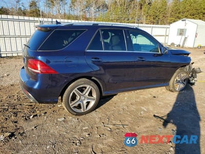 Trzecie zdjęcie samochodu z tyłu: 2017 MERCEDES-BENZ GLE 350 VIN:4JGDA5JB6HA854150 - miniatura