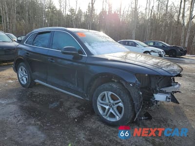 Czwarte zdjęcie samochodu z boku: 2021 AUDI Q5 PREMIUM VIN:WA1AAAFY0M2093918 - miniatura