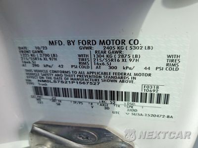 Zdjęcie 13 z 14 samochodu: 2023 FORD TRANSIT CONNECT DELIVERY VAN VIN:NM0LS7S21P1567527 - miniatura