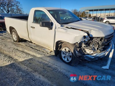 Czwarte zdjęcie samochodu z boku: 2022 CHEVROLET SILVERADO C1500 VIN:3GCNAAED5NG573564 - miniatura