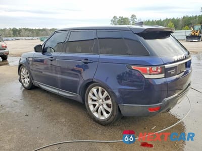 Drugie zdjęcie samochodu z przodu: 2017 LAND ROVER RANGE ROVER SPORT HSE VIN:SALWR2FV5HA136945 - miniatura
