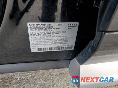 Zdjęcie 13 z 13 samochodu: 2018 AUDI Q5 PREMIUM VIN:WA1ANAFY9J2012253 - miniatura