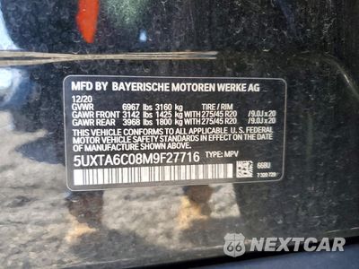 Zdjęcie 13 z 13 samochodu: 2021 BMW X5 XDRIVE45E VIN:5UXTA6C08M9F27716 - miniatura