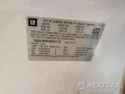 Zdjęcie 13 z 14 samochodu: 2017 GMC TERRAIN SLE VIN:2GKALNEK2H6291725 - miniatura