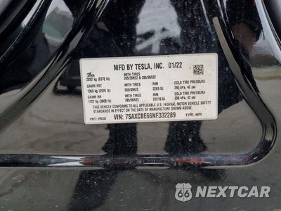 Zdjęcie 13 z 13 samochodu: 2022 TESLA MODEL X VIN:7SAXCBE66NF332289 - miniatura