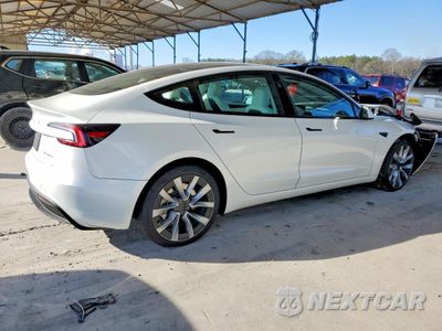Trzecie zdjęcie samochodu z tyłu: 2025 TESLA MODEL 3 VIN:5YJ3E1EB6SF875991 - miniatura