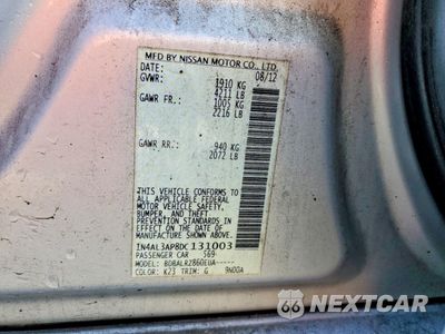 Zdjęcie 12 z 13 samochodu: 2013 NISSAN ALTIMA 2.5 VIN:1N4AL3AP8DC131003 - miniatura