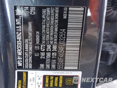 Zdjęcie 12 z 12 samochodu: 2015 MERCEDES-BENZ C 300 4MATIC VIN:55SWF4KB4FU032554 - miniatura