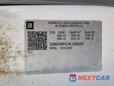 Zdjęcie 13 z 13 samochodu: 2019 CHEVROLET EXPRESS DELIVERY VAN VIN:1GB0GRFG7K1206258 - miniatura