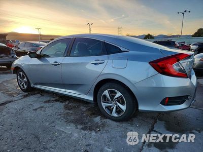 Drugie zdjęcie samochodu z przodu: 2019 HONDA CIVIC LX VIN:19XFC2F67KE042197 - miniatura