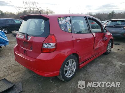 Trzecie zdjęcie samochodu z tyłu: 2007 HONDA FIT S VIN:JHMGD38667S067230 - miniatura