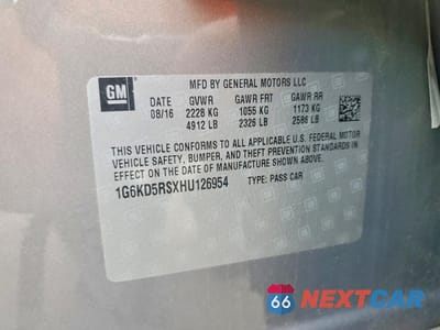 Zdjęcie 12 z 12 samochodu: 2017 CADILLAC CT6 LUXURY VIN:1G6KD5RSXHU126954 - miniatura