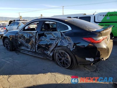 Drugie zdjęcie samochodu z przodu: 2024 BMW I4 EDRIVE 35 VIN:WBY43AW0XRFS86390 - miniatura