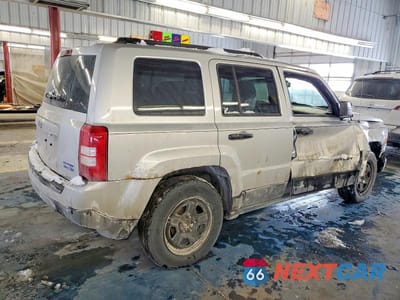 Trzecie zdjęcie samochodu z tyłu: 2012 JEEP PATRIOT SPORT VIN:1C4NJPBBXCD523159 - miniatura