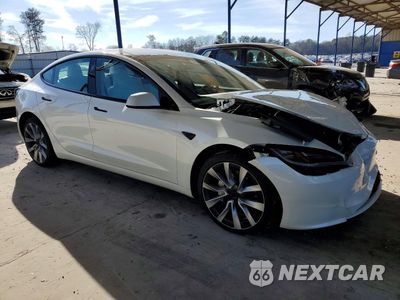 Czwarte zdjęcie samochodu z boku: 2025 TESLA MODEL 3 VIN:5YJ3E1EB6SF875991 - miniatura