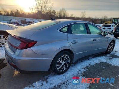 Trzecie zdjęcie samochodu z tyłu: 2023 HYUNDAI SONATA HYBRID VIN:KMHL24JJ2PA059217 - miniatura