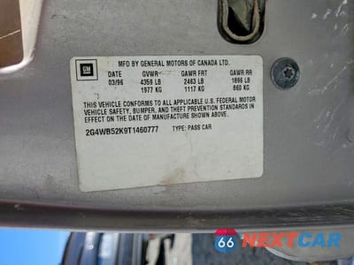 Zdjęcie 12 z 12 samochodu: 1996 BUICK REGAL CUSTOM VIN:2G4WB52K9T1460777 - miniatura