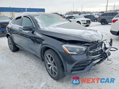 Czwarte zdjęcie samochodu z boku: 2022 MERCEDES-BENZ GLC COUPE 300 4MATIC VIN:W1N0J8EB8NG026603 - miniatura