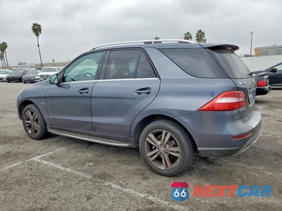 Drugie zdjęcie samochodu z przodu: 2012 MERCEDES-BENZ ML 350 4MATIC VIN:4JGDA5HB0CA020518 - miniatura