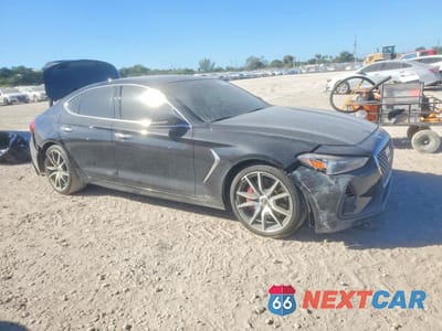 Czwarte zdjęcie samochodu z boku: 2019 GENESIS G70 PRESTIGE VIN:KMTG34LE5KU019922 - miniatura