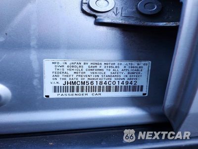 Zdjęcie 12 z 12 samochodu: 2004 HONDA ACCORD DX VIN:JHMCM56184C014942 - miniatura