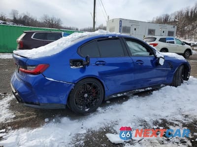 Trzecie zdjęcie samochodu z tyłu: 2022 BMW M3 COMPETITION VIN:WBS43AY08NFN22262 - miniatura