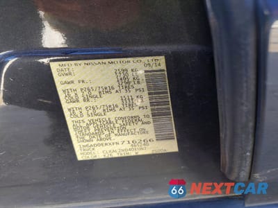 Zdjęcie 12 z 13 samochodu: 2015 NISSAN FRONTIER DESERT RUNNER VIN:1N6AD0ERXFN716266 - miniatura