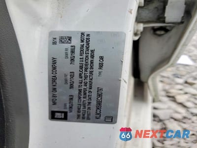Zdjęcie 12 z 12 samochodu: 2014 CHEV SPARK 1LT VIN:KL8CD6S98EC560797 - miniatura