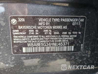 Zdjęcie 12 z 12 samochodu: 2017 BMW 320 XI VIN:WBA8E5G34HNU45371 - miniatura