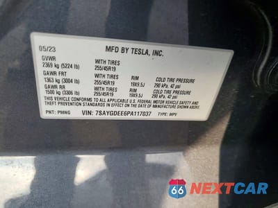 Zdjęcie 13 z 13 samochodu: 2023 TESLA MODEL Y VIN:7SAYGDEE6PA117037 - miniatura
