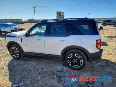 Drugie zdjęcie samochodu z przodu: 2021 FORD BRONCO SPORT OUTER BANKS VIN:3FMCR9C66MRA35506 - miniatura