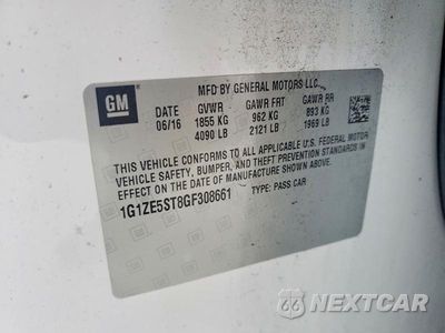 Zdjęcie 12 z 12 samochodu: 2016 CHEVROLET MALIBU LT VIN:1G1ZE5ST8GF308661 - miniatura