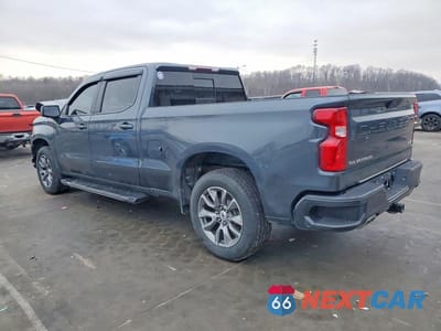 Drugie zdjęcie samochodu z przodu: 2021 CHEVROLET SILVERADO K1500 RST VIN:1GCUYEED7MZ274025 - miniatura