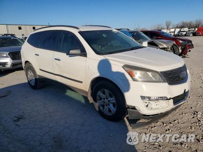 Czwarte zdjęcie samochodu z boku: 2013 CHEVROLET TRAVERSE LS VIN:1GNKRFKD9DJ238647 - miniatura