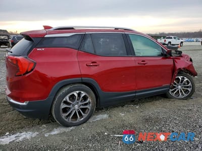 Trzecie zdjęcie samochodu z tyłu: 2018 GMC TERRAIN SLT VIN:3GKALPEX4JL408049 - miniatura