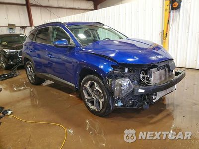 Czwarte zdjęcie samochodu z boku: 2022 HYUNDAI TUCSON SEL VIN:5NMJFCAE1NH100890 - miniatura