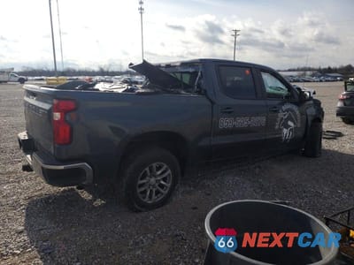 Trzecie zdjęcie samochodu z tyłu: 2021 CHEVROLET SILVERADO K1500 LT VIN:1GCUYDED4MZ144620 - miniatura