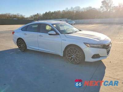 Czwarte zdjęcie samochodu z boku: 2021 HONDA ACCORD TOURING HYBRID VIN:1HGCV3F99MA007813 - miniatura
