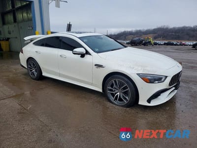 Czwarte zdjęcie samochodu z boku: 2022 MERCEDES-BENZ AMG GT 43 VIN:W1K7X5KB5NA045447 - miniatura