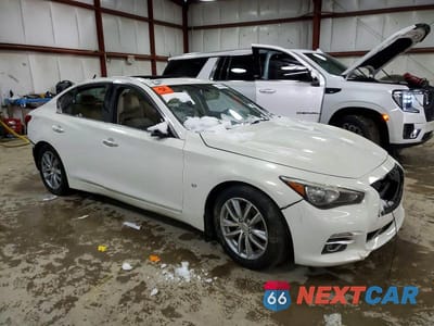 Czwarte zdjęcie samochodu z boku: 2015 INFINITI Q50 BASE VIN:JN1BV7AR3FM418749 - miniatura
