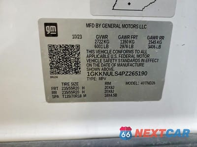 Zdjęcie 13 z 13 samochodu: 2023 GMC ACADIA SLT VIN:1GKKNULS4PZ265190 - miniatura