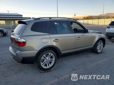 Trzecie zdjęcie samochodu z tyłu: 2007 BMW X3 3.0SI VIN:WBXPC93437WF15578 - miniatura