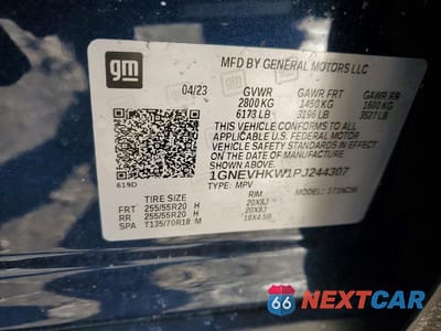Zdjęcie 13 z 13 samochodu: 2023 CHEVROLET TRAVERSE LT VIN:1GNEVHKW1PJ244307 - miniatura