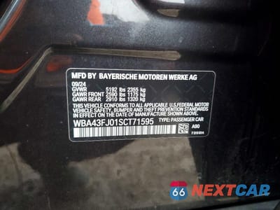 Zdjęcie 12 z 12 samochodu: 2025 BMW 530 I VIN:WBA43FJ01SCT71595 - miniatura