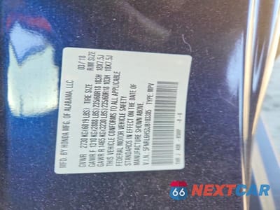 Zdjęcie 13 z 13 samochodu: 2018 HONDA ODYSSEY VIN:5FNRL6H53JB103305 - miniatura