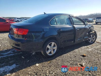 Trzecie zdjęcie samochodu z tyłu: 2011 VOLKSWAGEN JETTA TDI VIN:3VW3L7AJ4BM040454 - miniatura