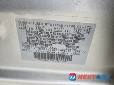 Zdjęcie 13 z 14 samochodu: 2021 NISSAN VERSA SR VIN:3N1CN8FV3ML919129 - miniatura